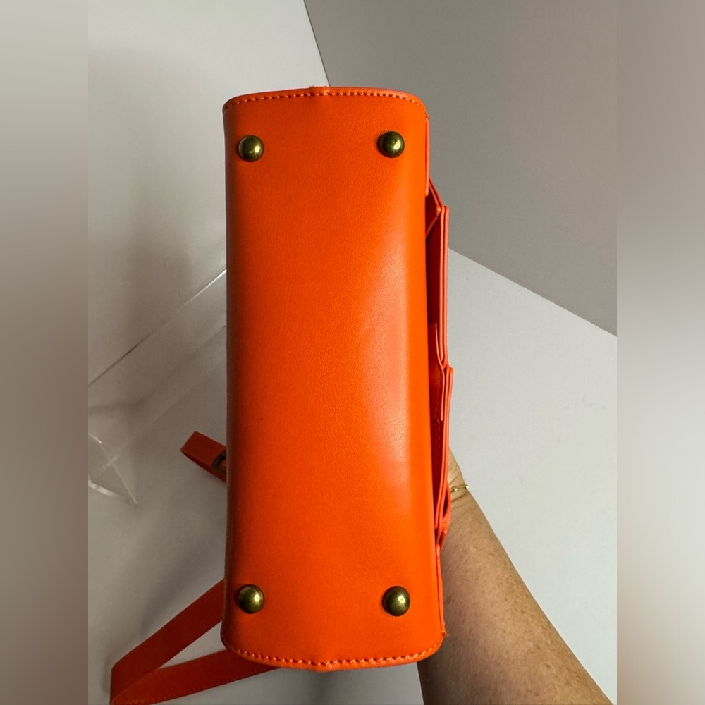 Anthropologie Vibrant Orange Crossbody Bag | NWT - Picture 7 of 14
